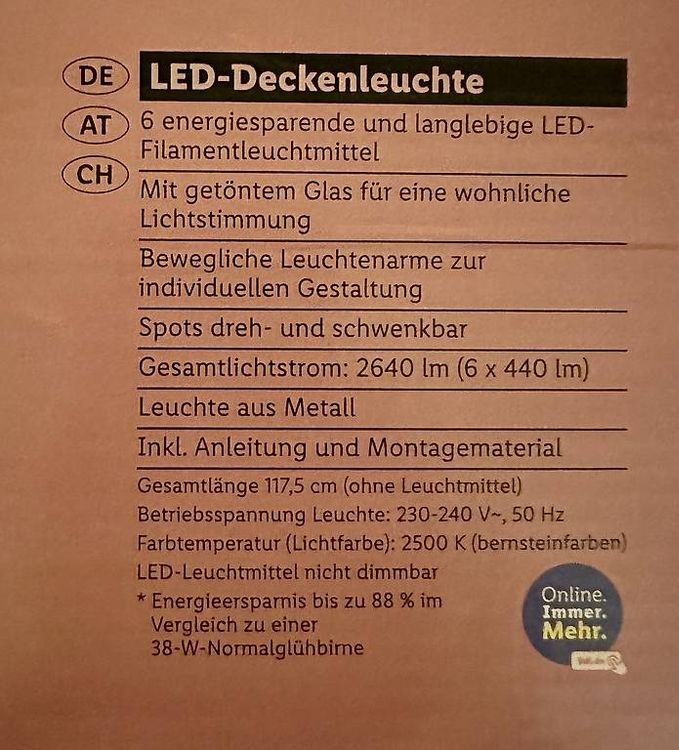 Lustres & lampes de plafonds: Deckenlampe – D'occasion à Unterägeri par carina8800 4