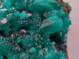 Dioptase, Tsumeb Mine, Tsumeb, Oshikoto Region, Namibia