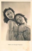 Hedi & Margot Höpfner 1910-88 /1912-2000 Autogramm Foto 9x14