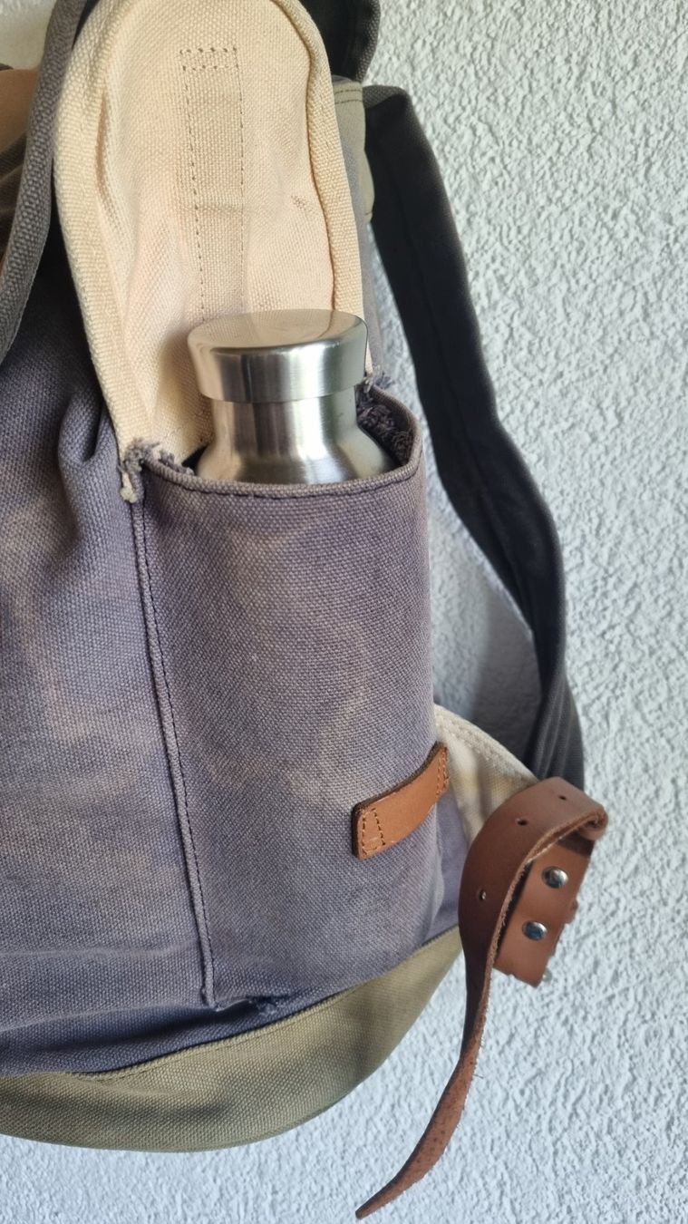 Sandqvist Rucksäcke: Original Sandqvist Rucksack Canvas mit Lederdetails – Gebraucht aus Bremgarten b. Bern von LinaLunaLena 3