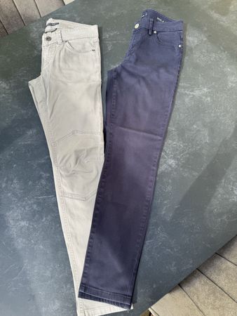 Marc O'Polo Jeans 26/32 Damen light grey dark blue guter Zus