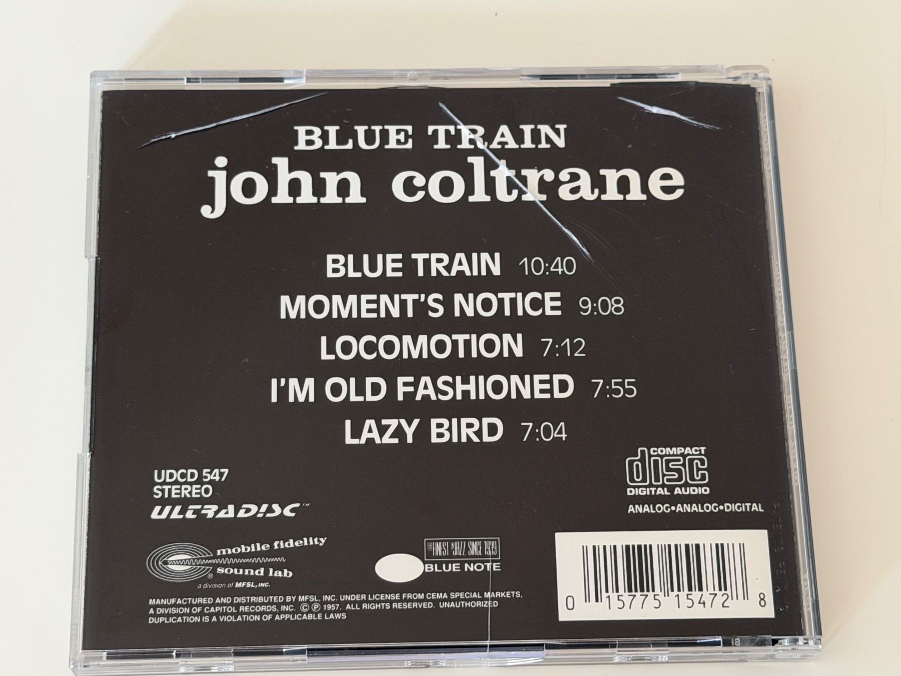CD: John Coltrane Blue Train Original Master Recording – Usato da Altstätten SG venduto da sheamus 1