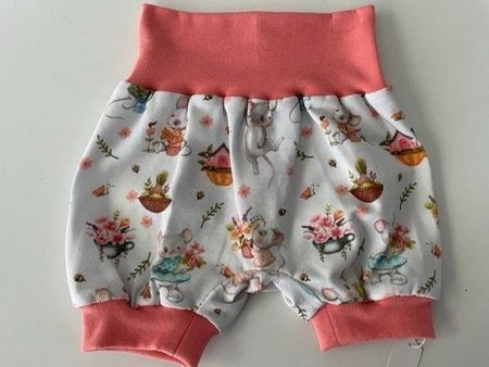 Kurze Pumphose Mitwachshose Maus Mäuse Gr. 62/68 NEU