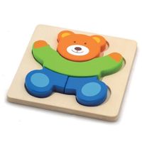 Neuware 50-70% SALE 🛒 TEDDYBÄR Baby Holzpuzzle