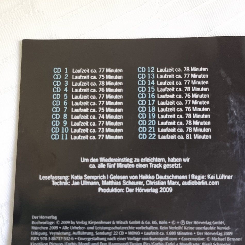 Audiolibri: Hörbuch "LIMIT" Frank Schätzing Gelesen – Usato da Rupperswil venduto da moni_2024 1