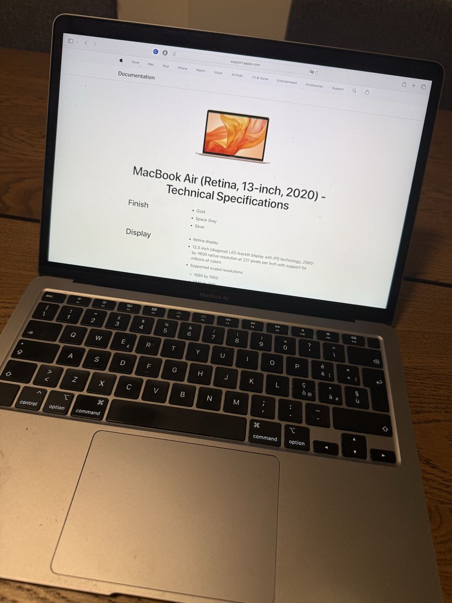 Apple Notebook: MacBook Air 2020 (Intel i5) – Usato da Zürich venduto da lacdl5