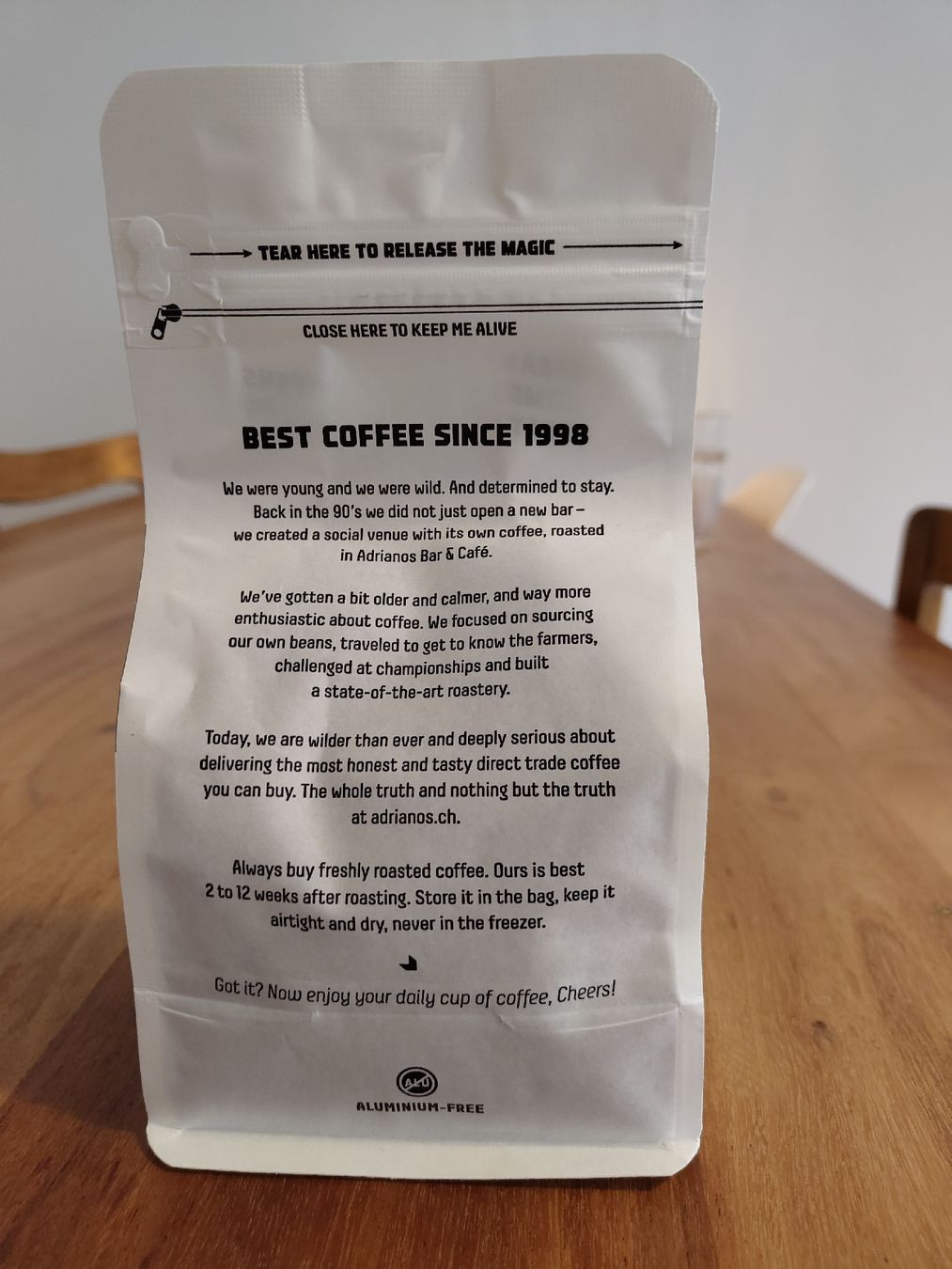 Cibi & Specialità: Kaffeebohnen "Malabar" Café Adriano 250gs – Nuovo e nell'imballaggio originale da Bern venduto da mwa_xj5p 1