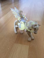 GELBE ELFE ZU PFERD SCHLEICH 2006 wie neu VITRINEN FIGUR