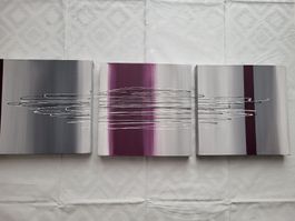 3 Leinwandbilder ca. 30x30 cm