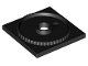 Lego Black Turntable 4 x 4 Square Base 2 Stück