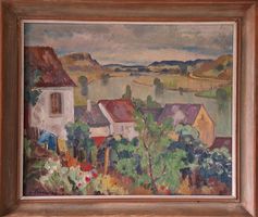 Hans Gschwind, Öl auf Leinwand, 1907-1992, Schweiz