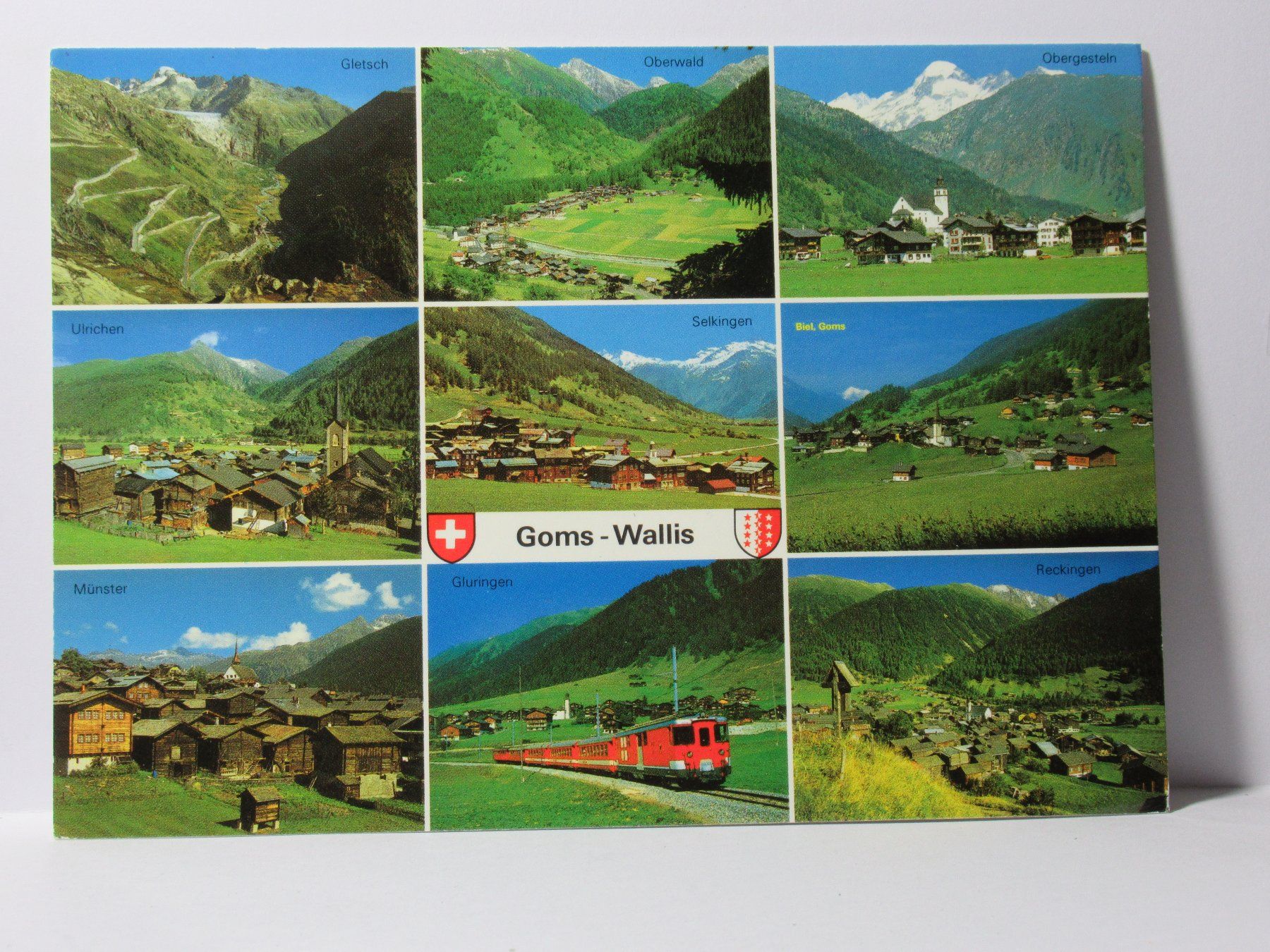 Cartoline postali: Goms - Wallis  , Bergbahn – Usato da Grenchen venduto da Bluemchen1900