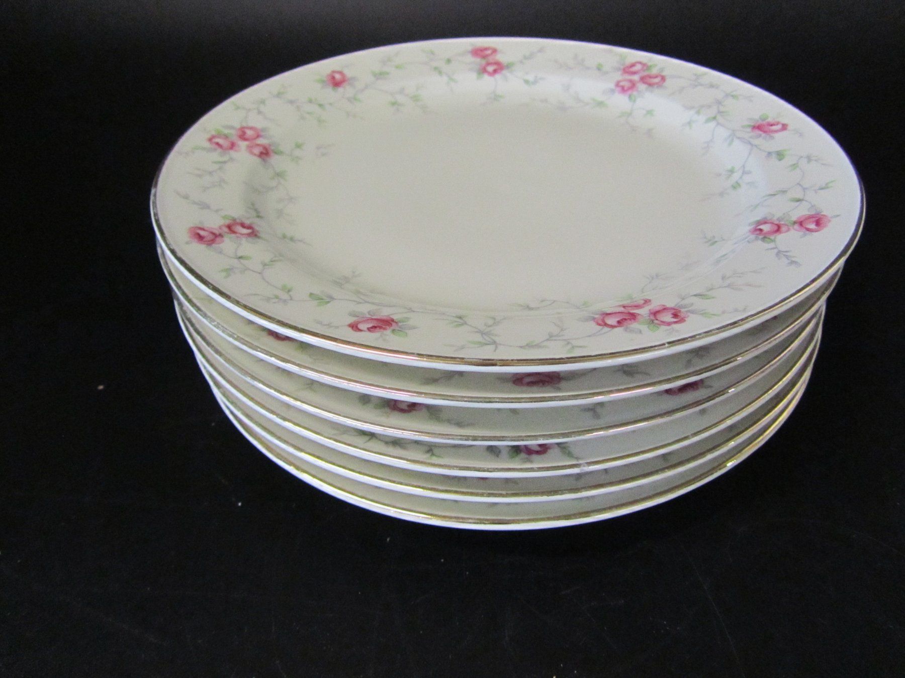Set di piatti: Teeservice mit rosa Rosenmotiv – Usato da Muhen venduto da Restwert_Muhen 1