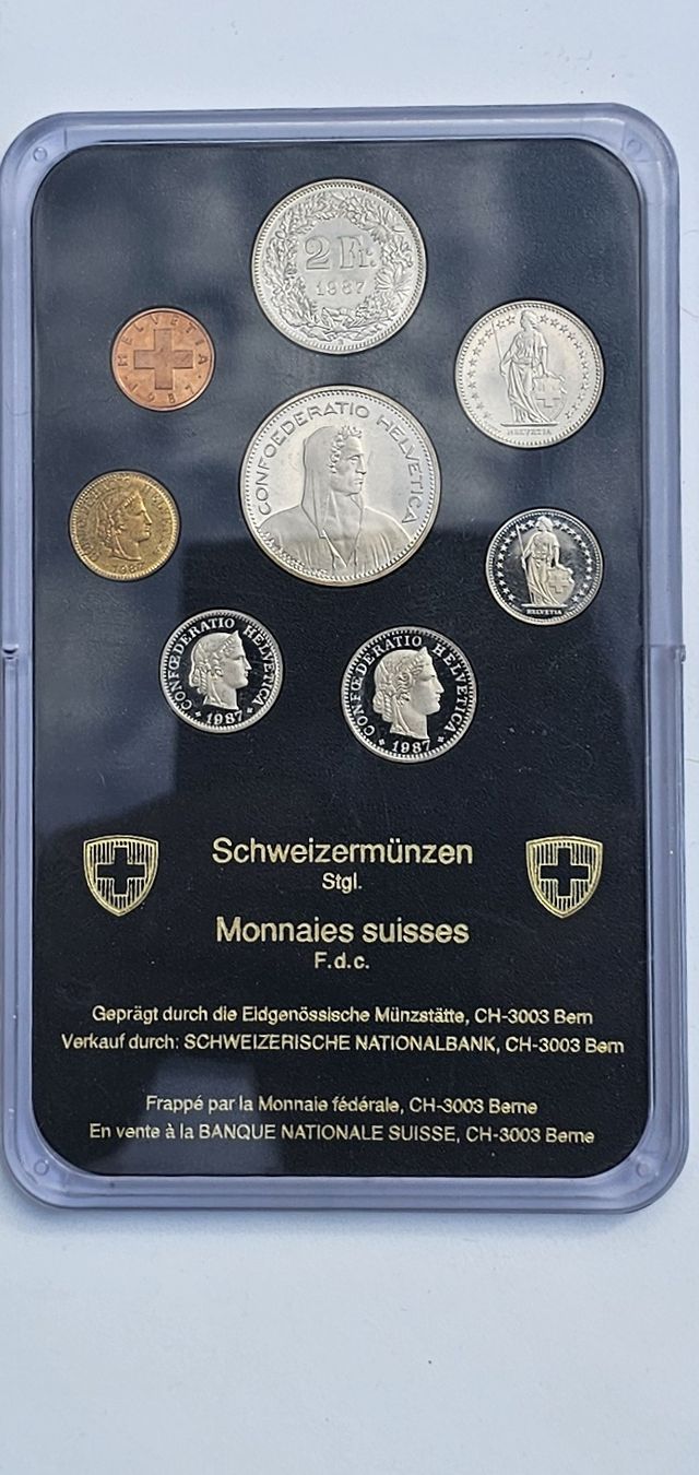 Alle Münzen: Schweizer Münzsatz 1987 – Neu (gemäss Beschreibung) aus Wettingen von Top_mesi 1