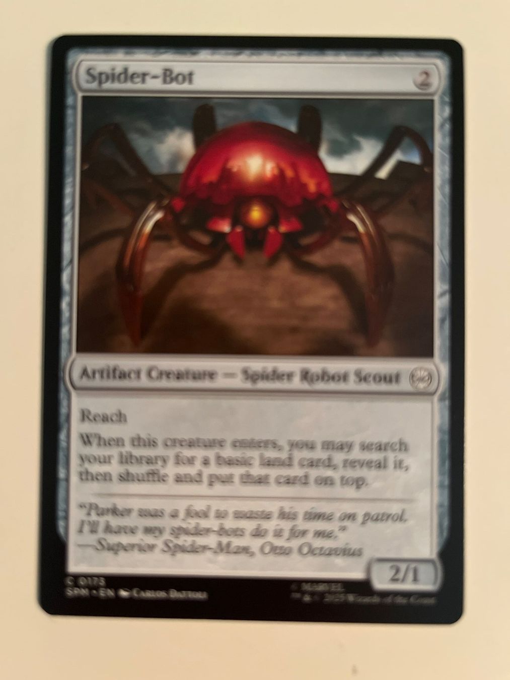 Magic The Gathering Carte collezionabili: 1 x Spider-Bot - Magic: The Gathering - MtG – Usato da Kriens venduto da Shadi1980