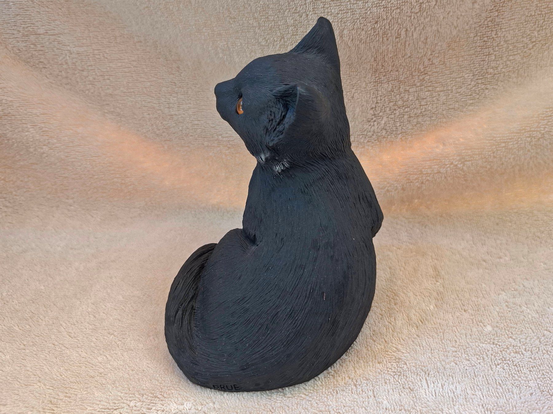 Figuren: SANDICAST wunderhübsche lebensechte schwarze Katze #218 BRUE – Gebraucht aus Bern von Maurveinerice 5