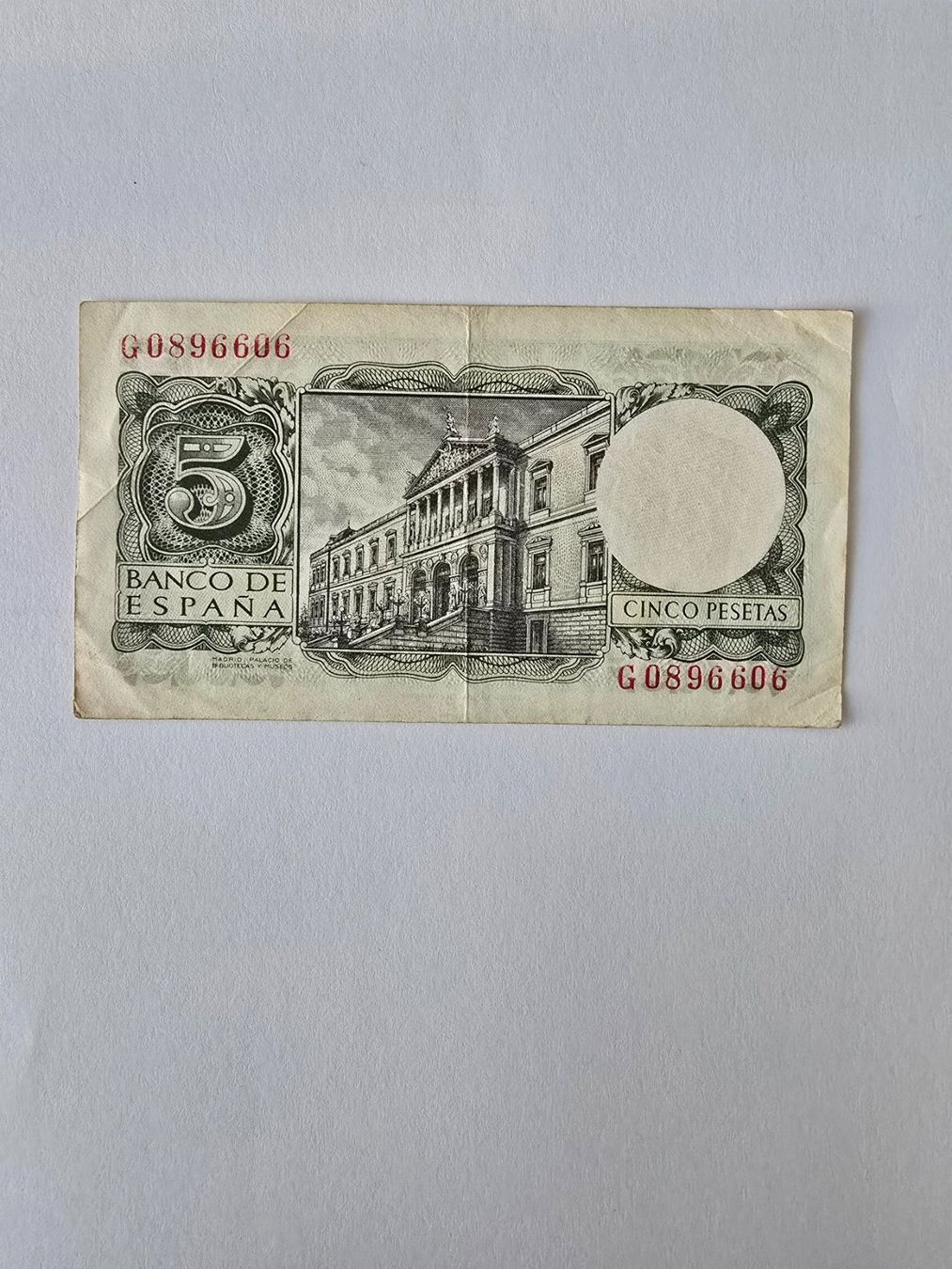 Banconote: 5 Spanische Peseten 1954 – Usato da Neuenhof venduto da brasvarela 1