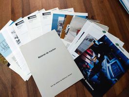 Séchèron Material de traction Typenblätter etc. - Konvolut