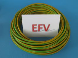 Meterware Erdungs- Leiter Kabel T-Litze grün/gelb 25mm2