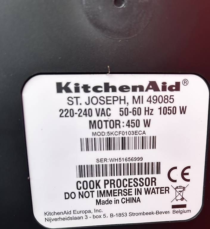 Appareils de cuisine: KitchenAid Artisan Cook Processor – D'occasion à Avegno par pippo_olaf 3