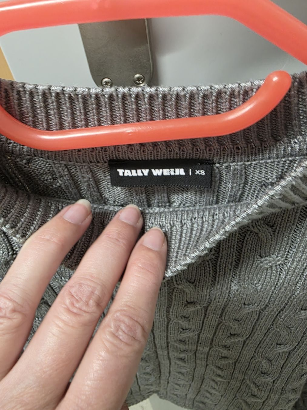 Maglioni & Felpe: Tally Weijl Strickpullover Crop Gr. XS grau meliert – Usato da Ittigen venduto da cch_26sj 1