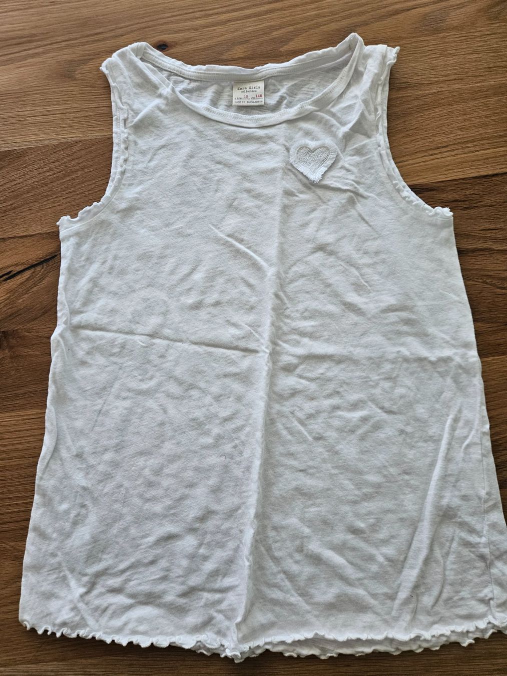 Zara Blusen, T-Shirts & Tops: Zara Top Gr. 140 weiss – Gebraucht aus Engelburg von ynnoc19