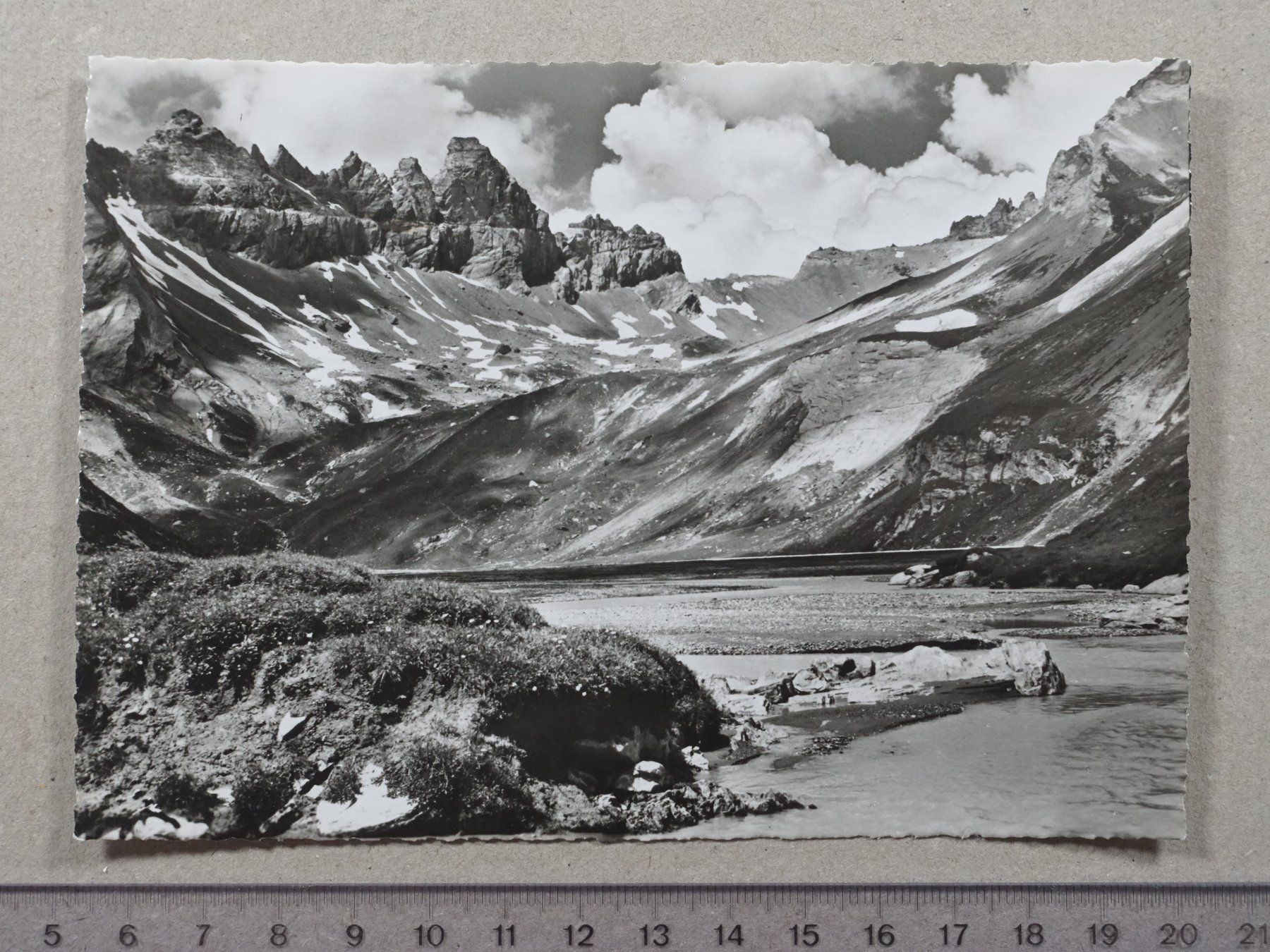 Cartoline postali: Flims, Tschingelhörner, Segnespass – Usato da Lenzburg venduto da fh1