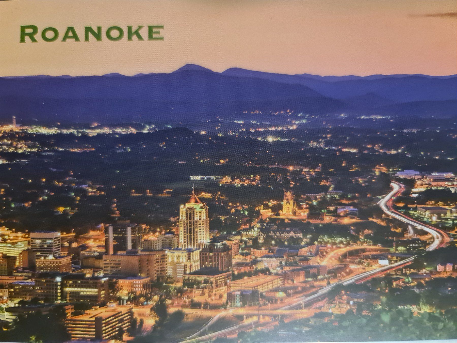 Cartoline postali: Ansichtskarte Roanoka USA – Usato da Dintikon venduto da Vexi