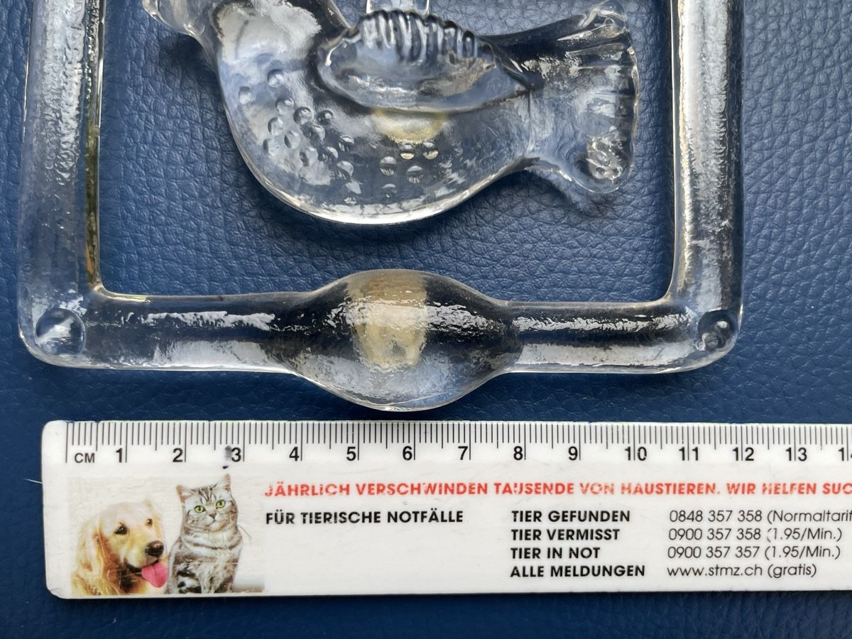 Glasi Hergiswil Tutte le decorazioni: Fenster Bild Vogel Glasi hergiswil – Usato da Nidau venduto da Beritundpan 1