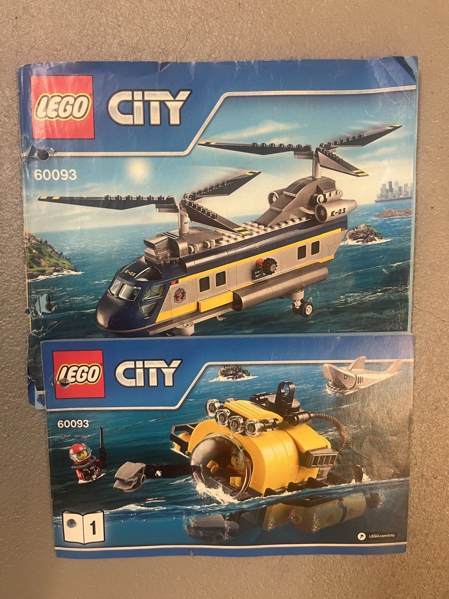 Lego Kit di costruzioni: Lego City Helikopter & Unterseeboot – Usato da Winterthur venduto da ese_52ft