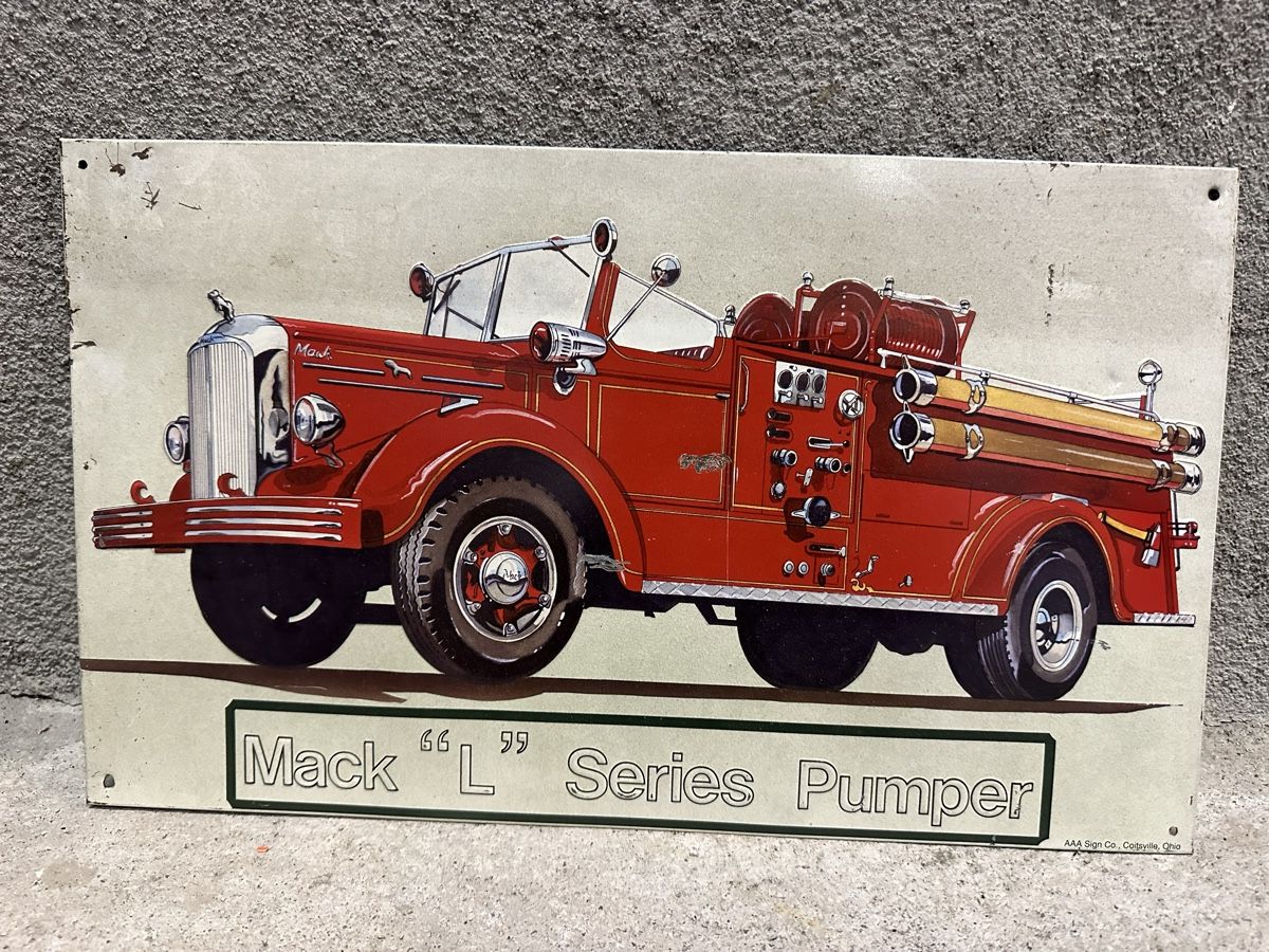Schilder: Mack fire truck Feuerwehr  – Gebraucht aus Reinach AG von rares75