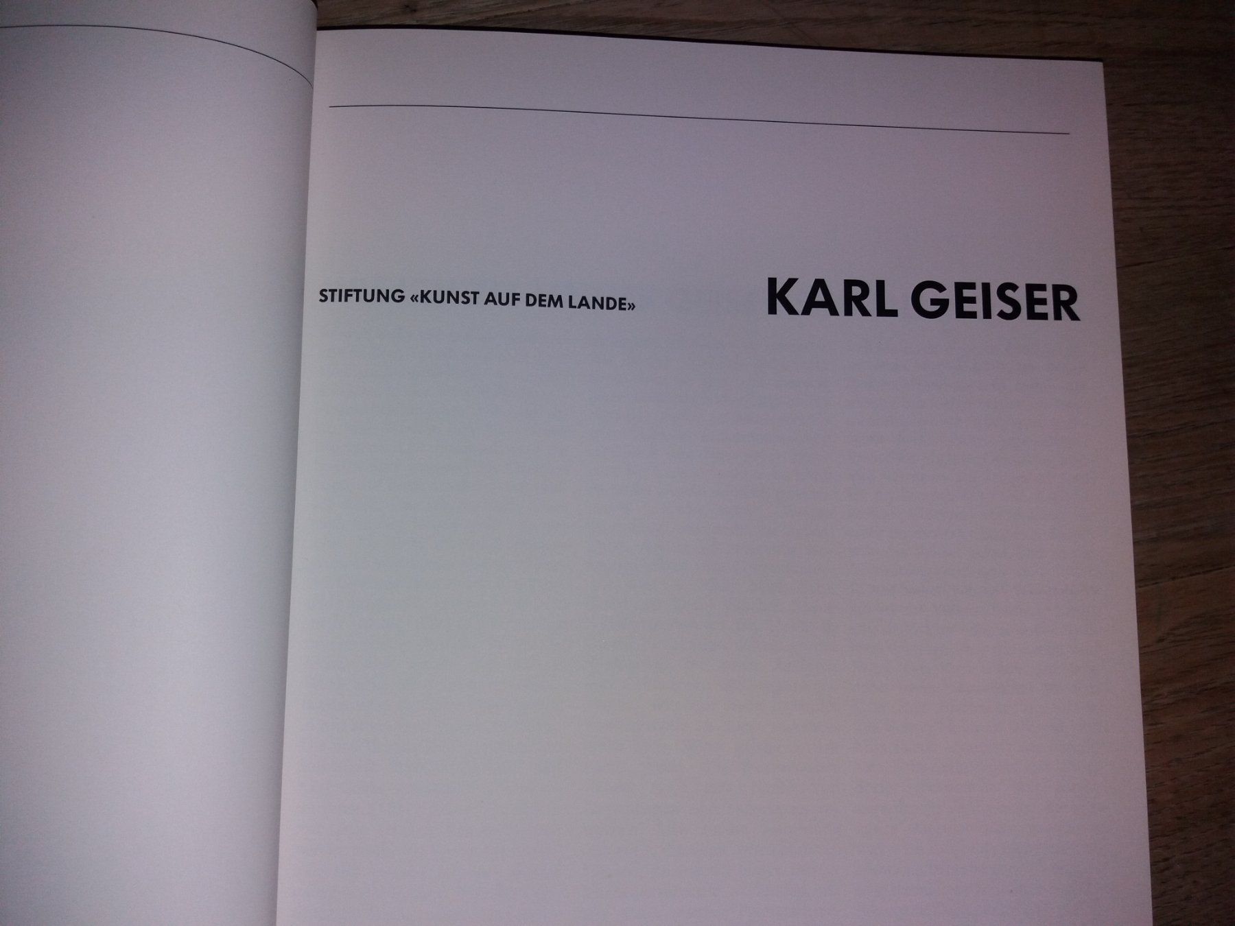 Livres: KUNSTKLASSIK          Karl   Geiser               selten – D'occasion à Welschenrohr par Regool 1