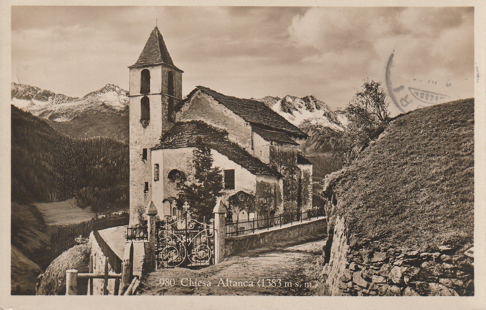 Cartoline postali: AK - Altanca Kirche - gel. 23.4.1933 – Usato da Fribourg venduto da schnalla92