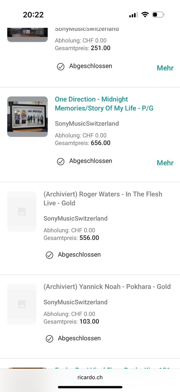 Tutti i DVDs: Roger Waters Gold Record Award – Usato da Bellach venduto da die_8vsb 3