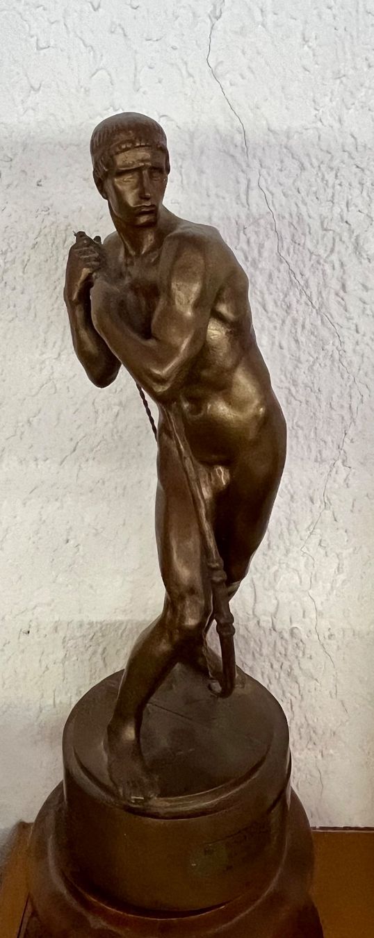 Statuette: Bronzefigur Schweiz, signiert A. Pessina – Usato da Kandergrund venduto da honey-art_and_more 7