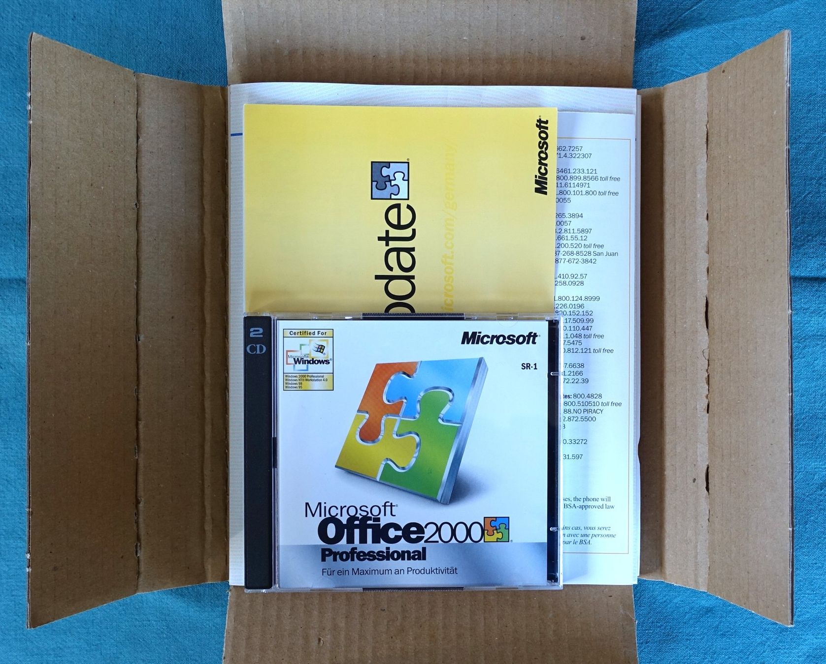 Microsoft Software: Microsoft Office 2000 Update in Originalverpackung – Usato da Lohn-Ammannsegg venduto da Vizechef 2