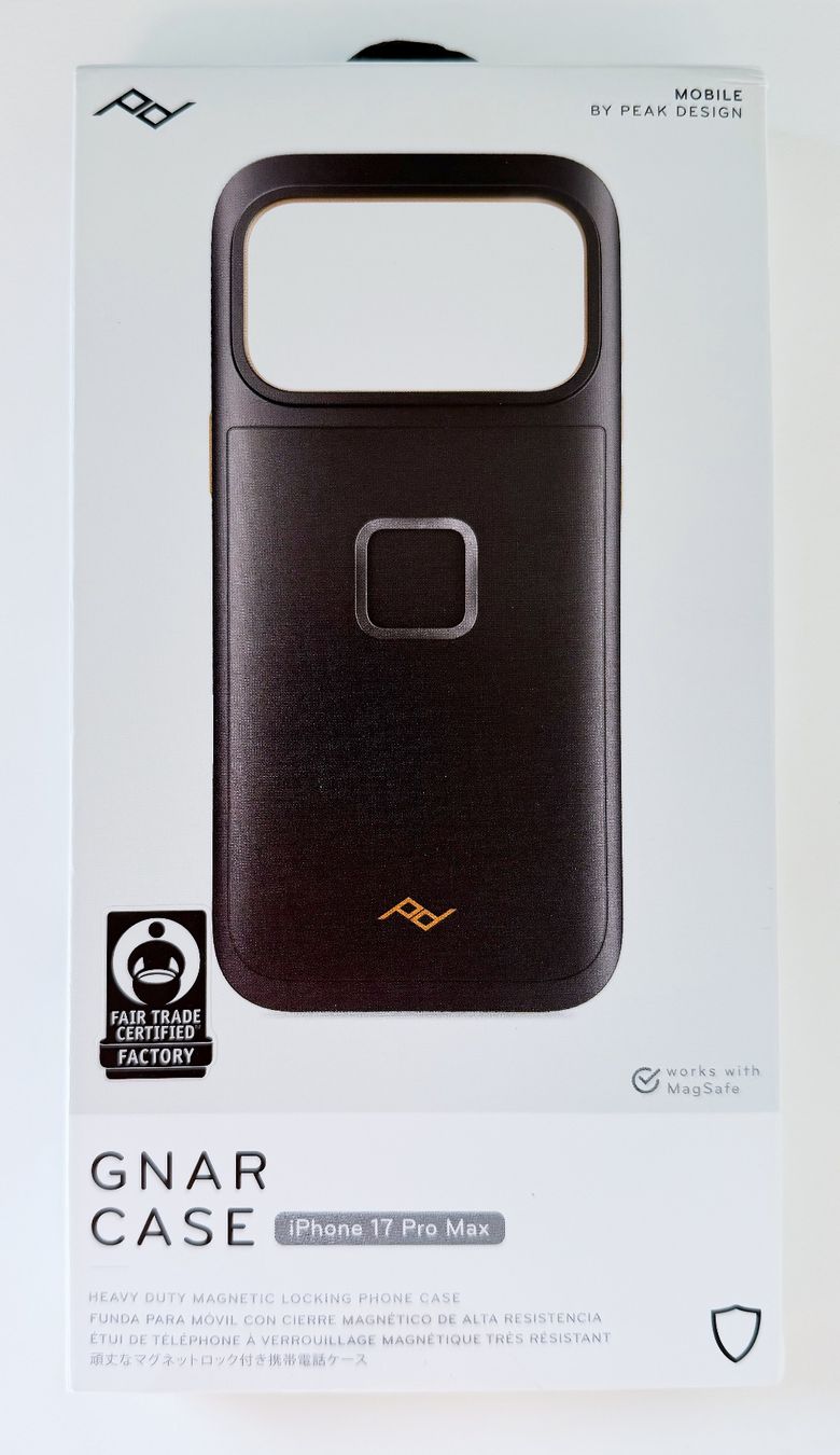 Peak Design Cover & Protezioni schermo: Peak Design Mobile -  GNAR CASE - iPhone 17 Pro Max - Neu – Nuovo e nell'imballaggio originale da Chur venduto da Gormuur