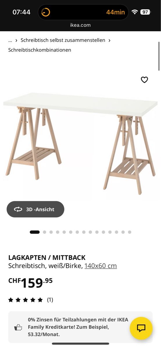 Ikea Scrivanie: Tisch von Ikea – Usato da Mauren venduto da lons57