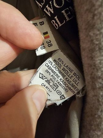 Wintermantel wolle cashmere Gr 36