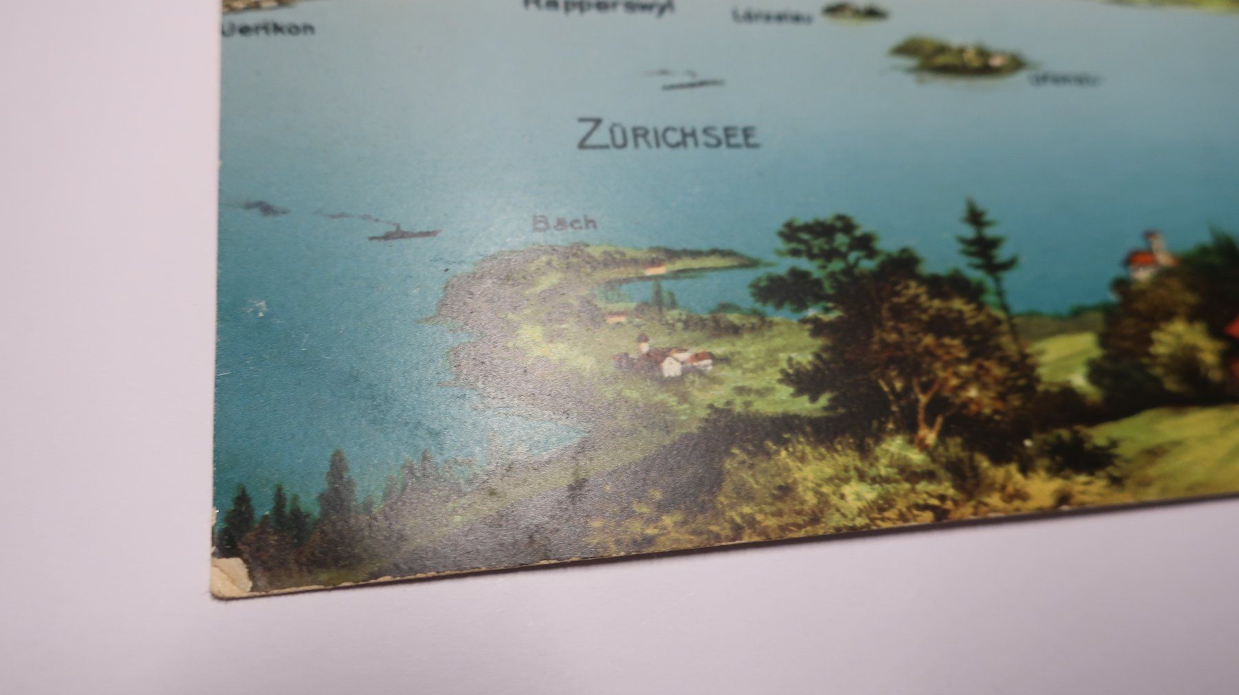 Cartoline postali: Zurichsee Panorama 1914 – Usato da Cormoret venduto da Pascalll2001 2