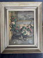 Max Widmer – Original Ölgemälde Blumenstillleben 