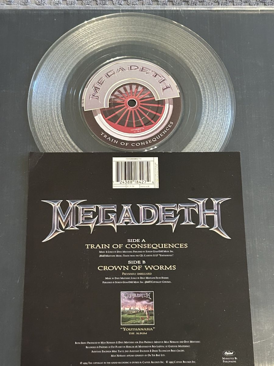 Schallplatten: Megadeth. 1994. Limited Edition. Clear Vinyl. – Gebraucht aus Faulensee von Mizuno06 1