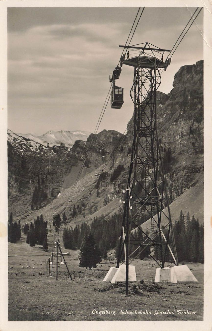 Cartoline postali: Engelberg Schwebebahn Gerschni trubsee – Usato da Biasca venduto da Blenio71