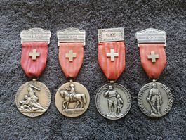 EKSV Wettschiessen Abzeichen 1952–1956 mit Band