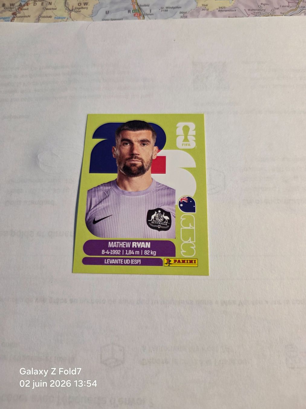 Panini Carte collezionabili: Panini  2026 MATHEW RYAN AUS 2 – Nuovo (secondo la descrizione) da Grand-Lancy venduto da Seo67