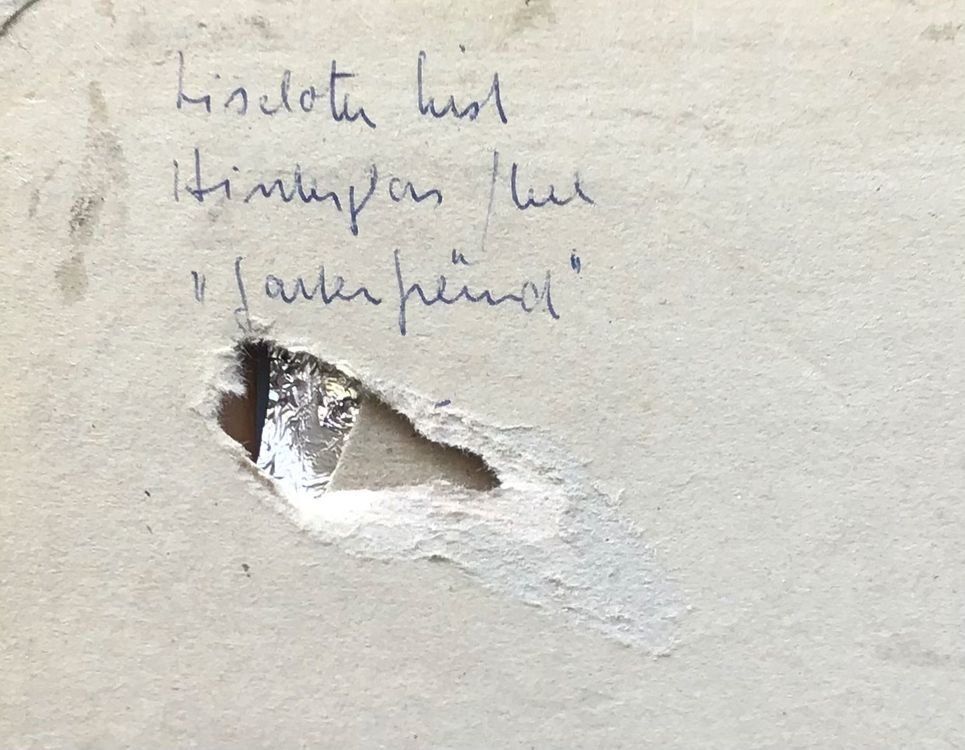 Dipinti: Hinterglasmalerei >im Garten< – Usato da Hinwil venduto da Unglaubliche-Treffer 2