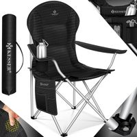 KESSER Campingstuhl Schwarz