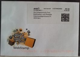 AB30) 2005, WebStamp FDC ohne Adresse