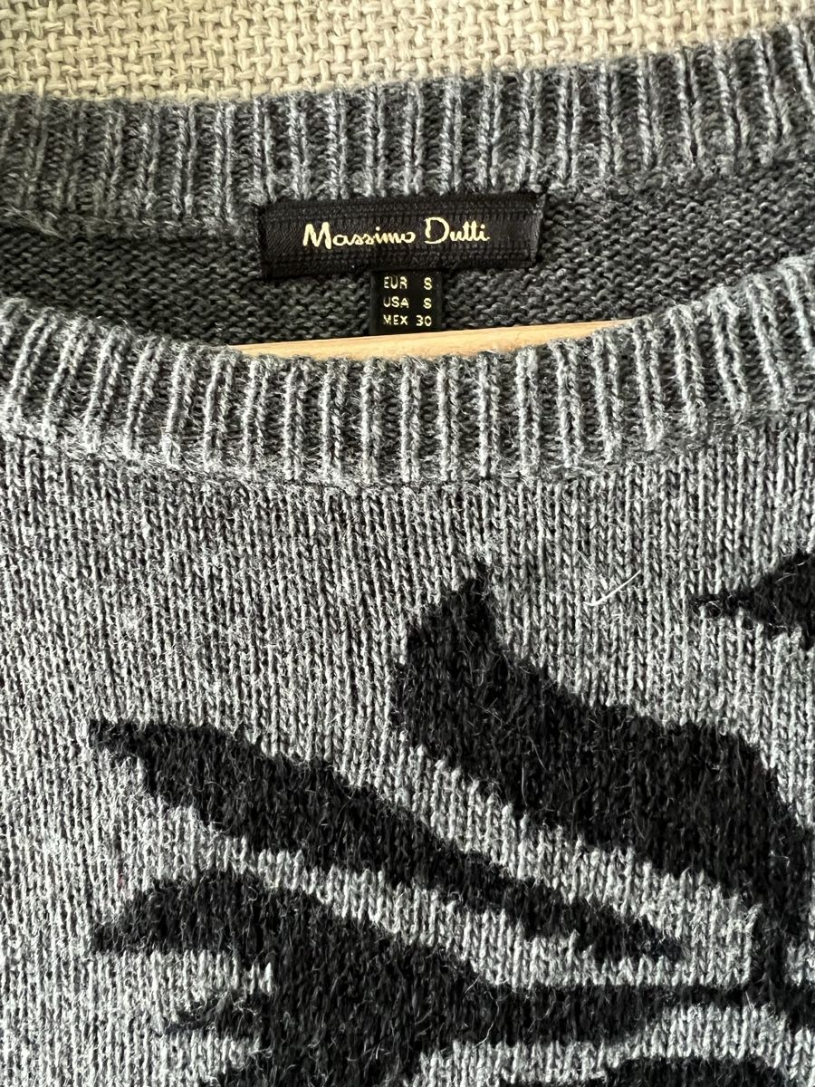 Massimo Dutti Maglioni & Felpe: Pull Gris Massimo Dutti avec Motif Floral. – Usato da Morges venduto da Igp10 5