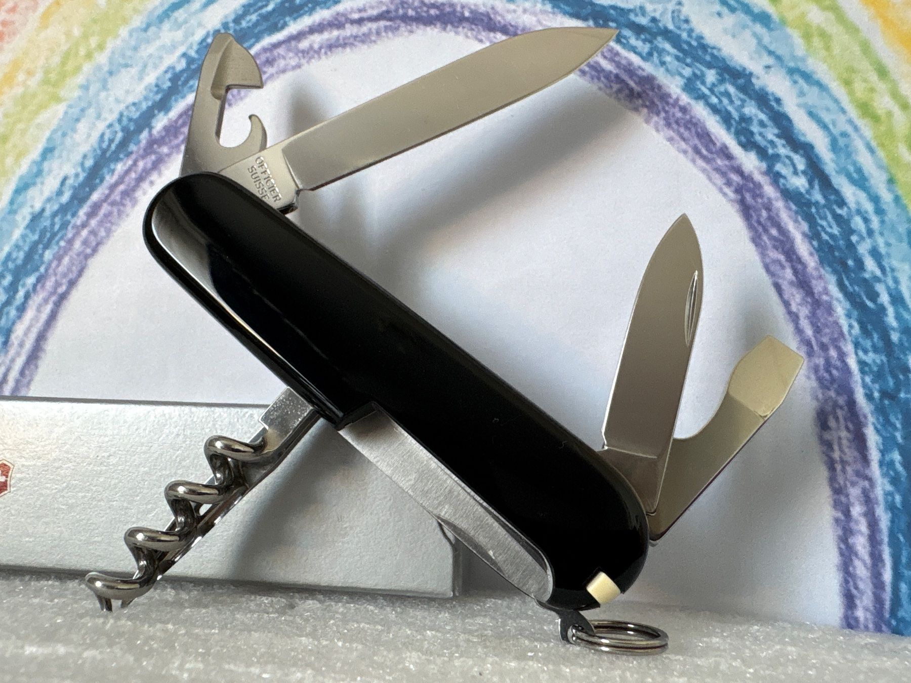 Coltelli tascabile: VICTORINOX - Spartan black - Sackmesser – Usato da Andwil SG venduto da Rainboli 1